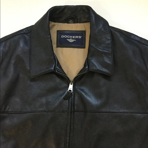 dockers lamb leather jacket